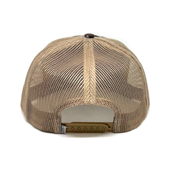 Salt Strong Marsh-Mellow Camo Leather Patch Hat