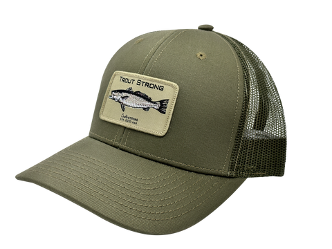 Trout Strong Patch Trucker Hat