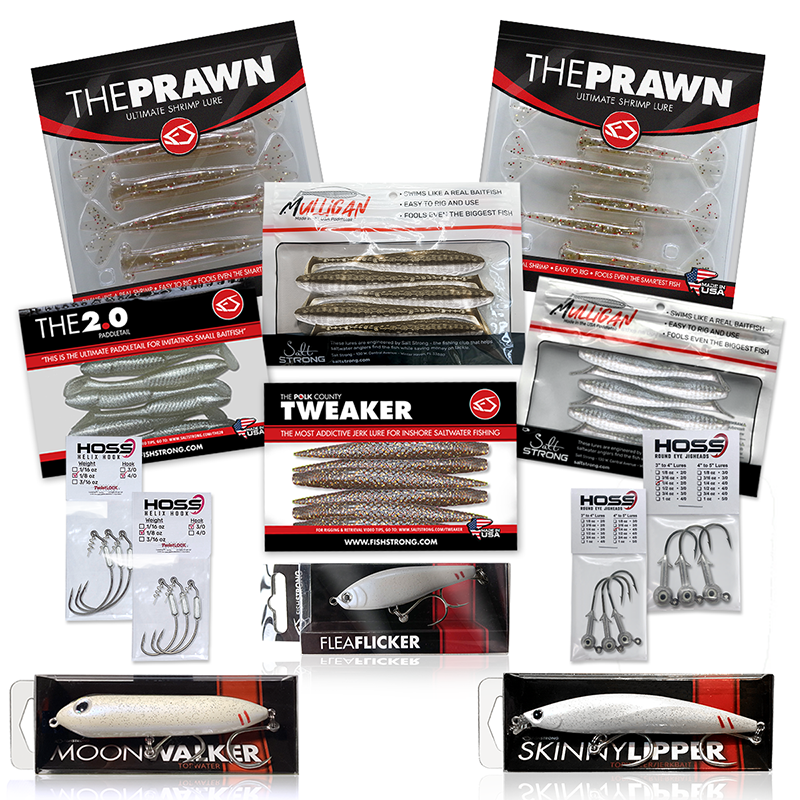 beginner saltwater fishing lure kits Ultimate Inshore Tackle Bundle