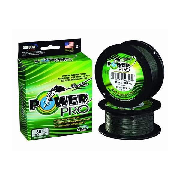 Power Pro Braided Line 150yd 50lb Moss Green – J & J Sports Inc.-Bait &  Tackle-Fishing Long Island