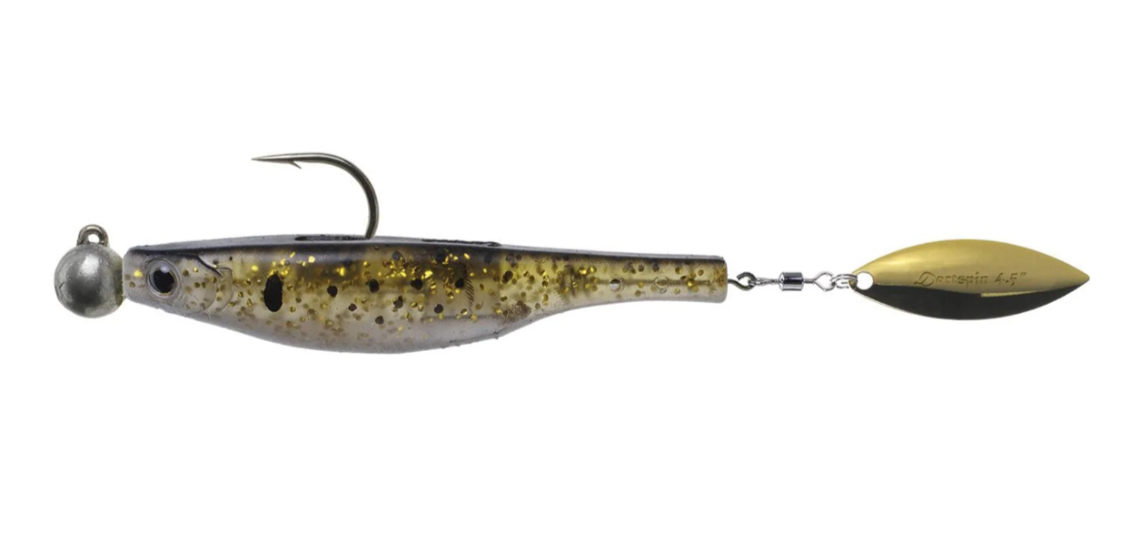 Esca Soft Bait Hyperlastics Dartspin 7 Pro – Testa Piombata 1-1/2 Oz, Amo 7/0, 7 Pollici