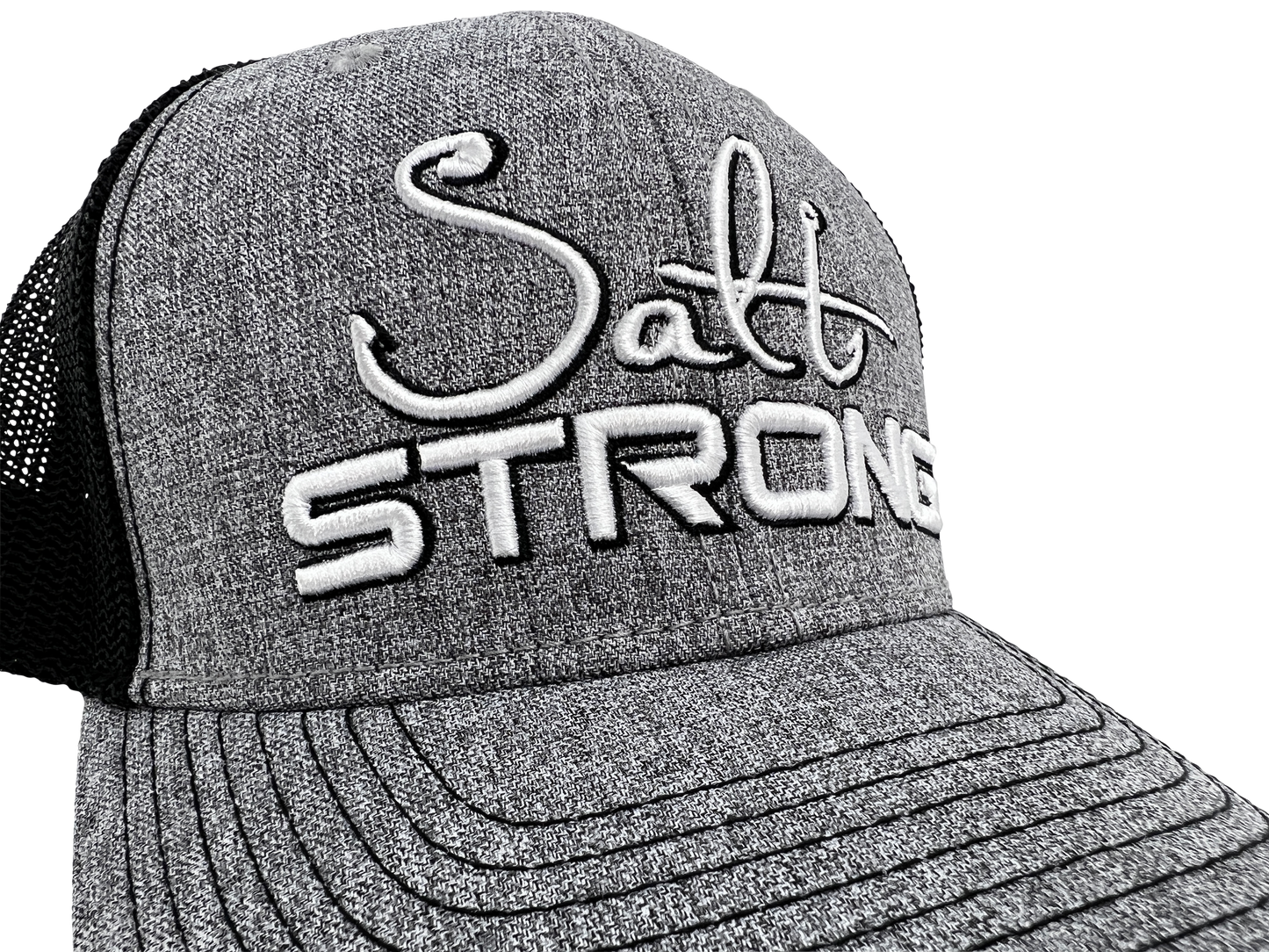 Head Turning Charcoal & Black Trucker Hat