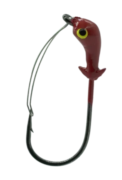 1/8oz 2/0 Red 3 Per Pack