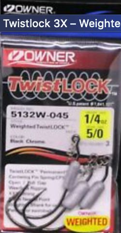 Owner Weighted TwistLock Hooks