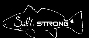 Salt Strong Fish Outline Decals