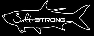 Salt Strong Fish Outline Decals