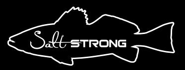 Salt Strong Fish Outline Decals