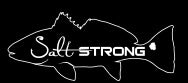 Salt Strong Fish Outline Decals