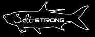 Salt Strong Fish Outline Decals