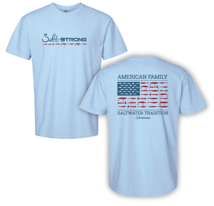 Salt Strong American Family T-Shirt