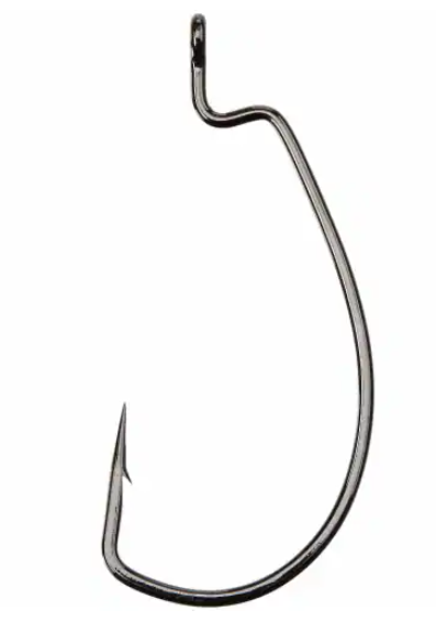 Gamakatsu 54412-25 2/0 Bronze Offset Shank Round Bend Worm Hooks 25CT