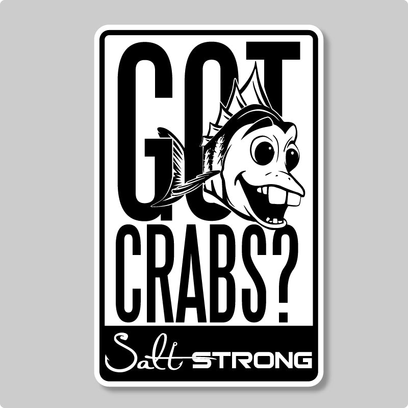 Salt Strong Got Crabs Decal