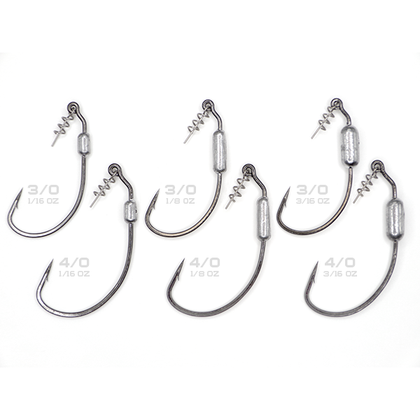 Hoss Helix Hooks – Salt Strong