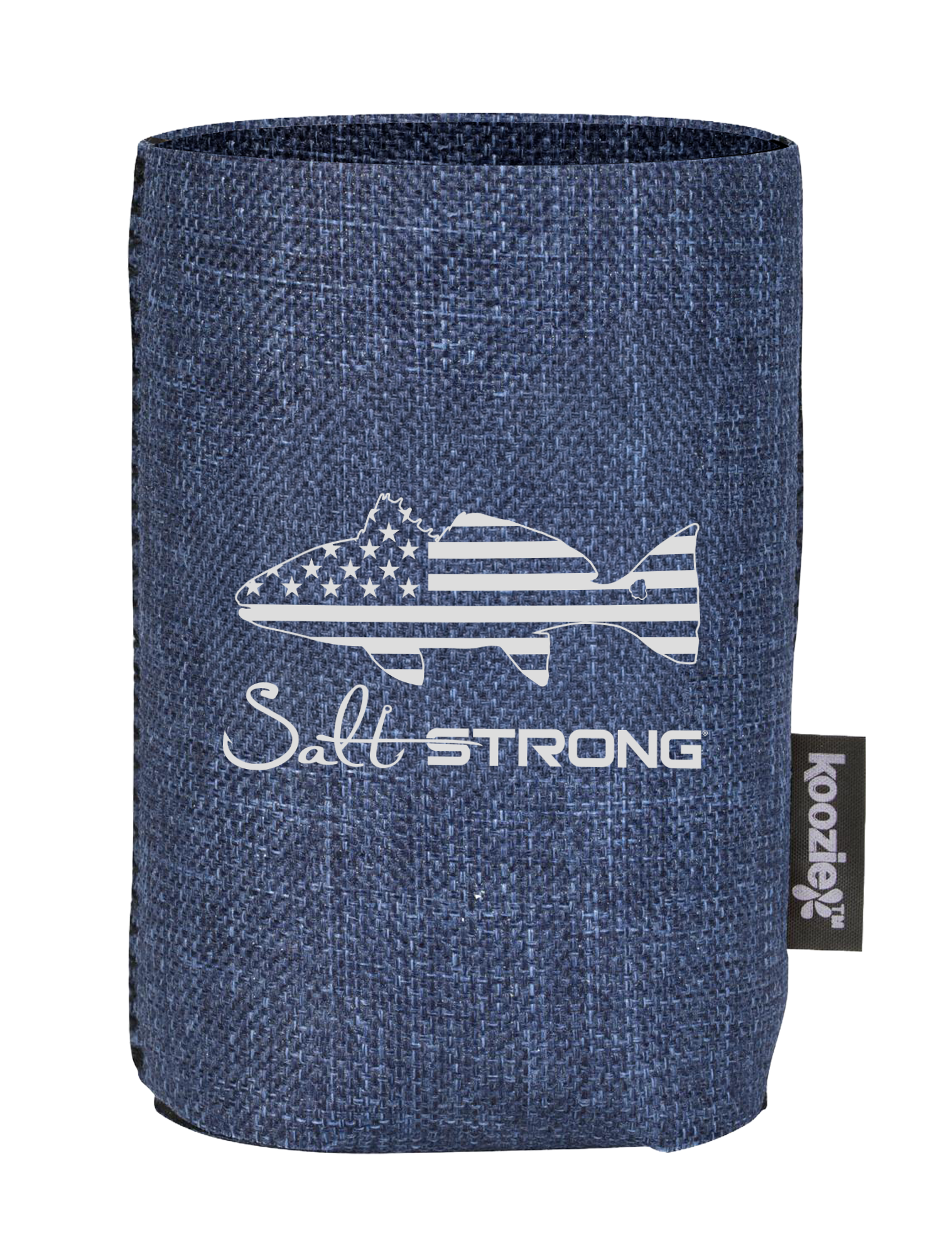 Salt Strong Redfish Logo Koozie