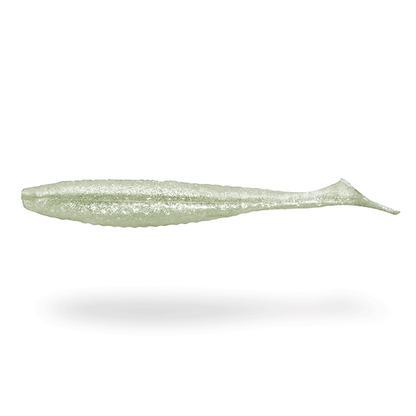 alabama leprechaun fishing lure The Mulligan 4" Paddletail Glow Shady 4" Regular Pack (7 Lures)