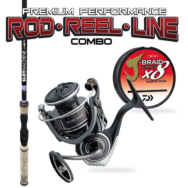 Premium Performance Rod, Reel & Line Combo