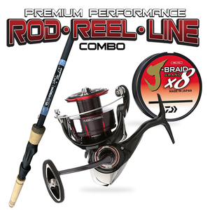 Premium Performance Rod, Reel & Line Combo