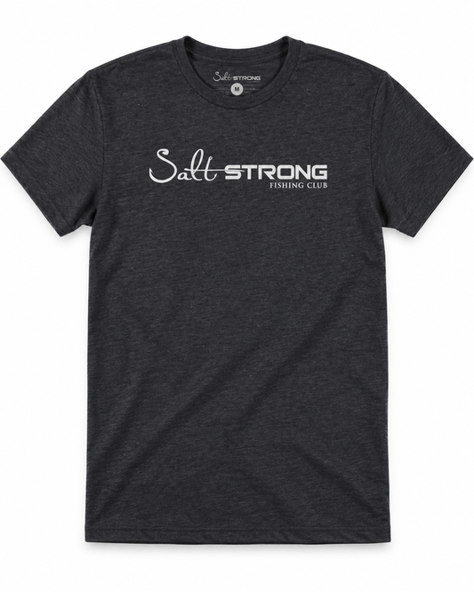 Salt Strong Fishing Club Charcoal T-Shirt