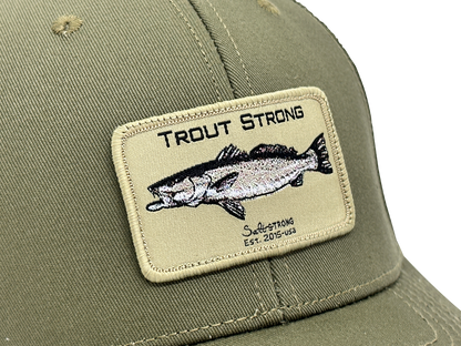 Trout Strong Patch Trucker Hat