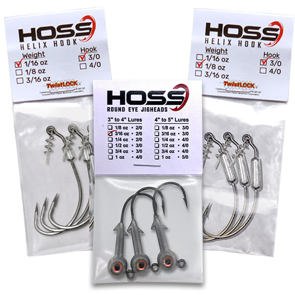 Hoss Helix Hooks – Salt Strong