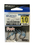 Owner 4101-111 Single Replacement Hook, Size 1/0, Needle Point : :  Sports & Outdoors