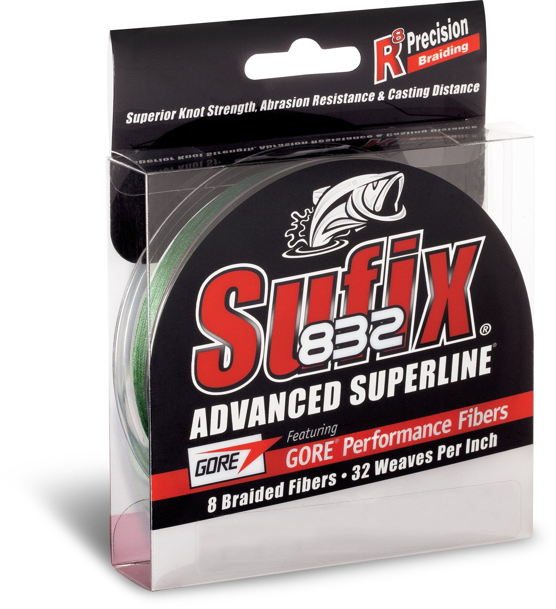 Fil Tressé Sufix 832 Advanced Superline - 150 Yards, Test 15 Fil Tressé Sufix 832 Advanced Superline - 150 Yards, Test 15