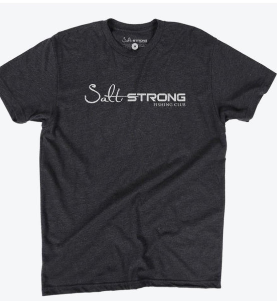 Salt Strong Fishing Club Charcoal T-Shirt