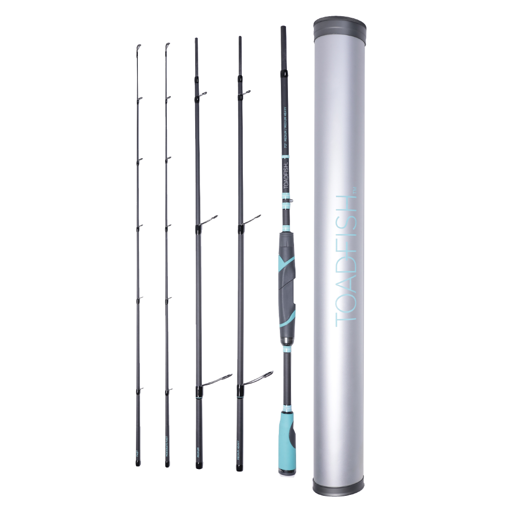 Toadfish Stowaway Travel Spinning Rods